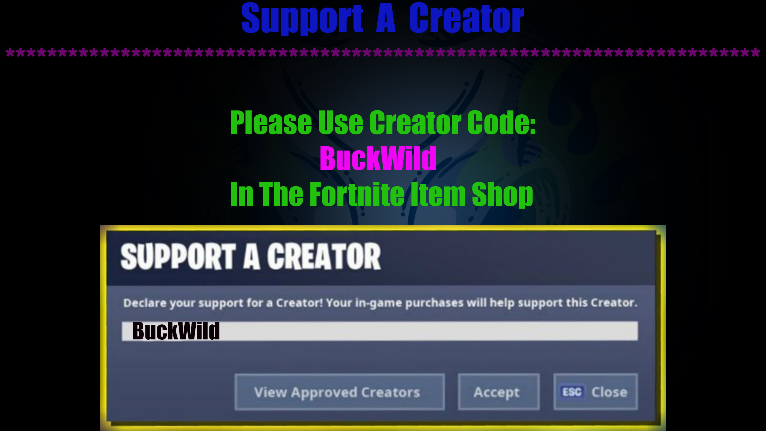 Buckwild Mixer