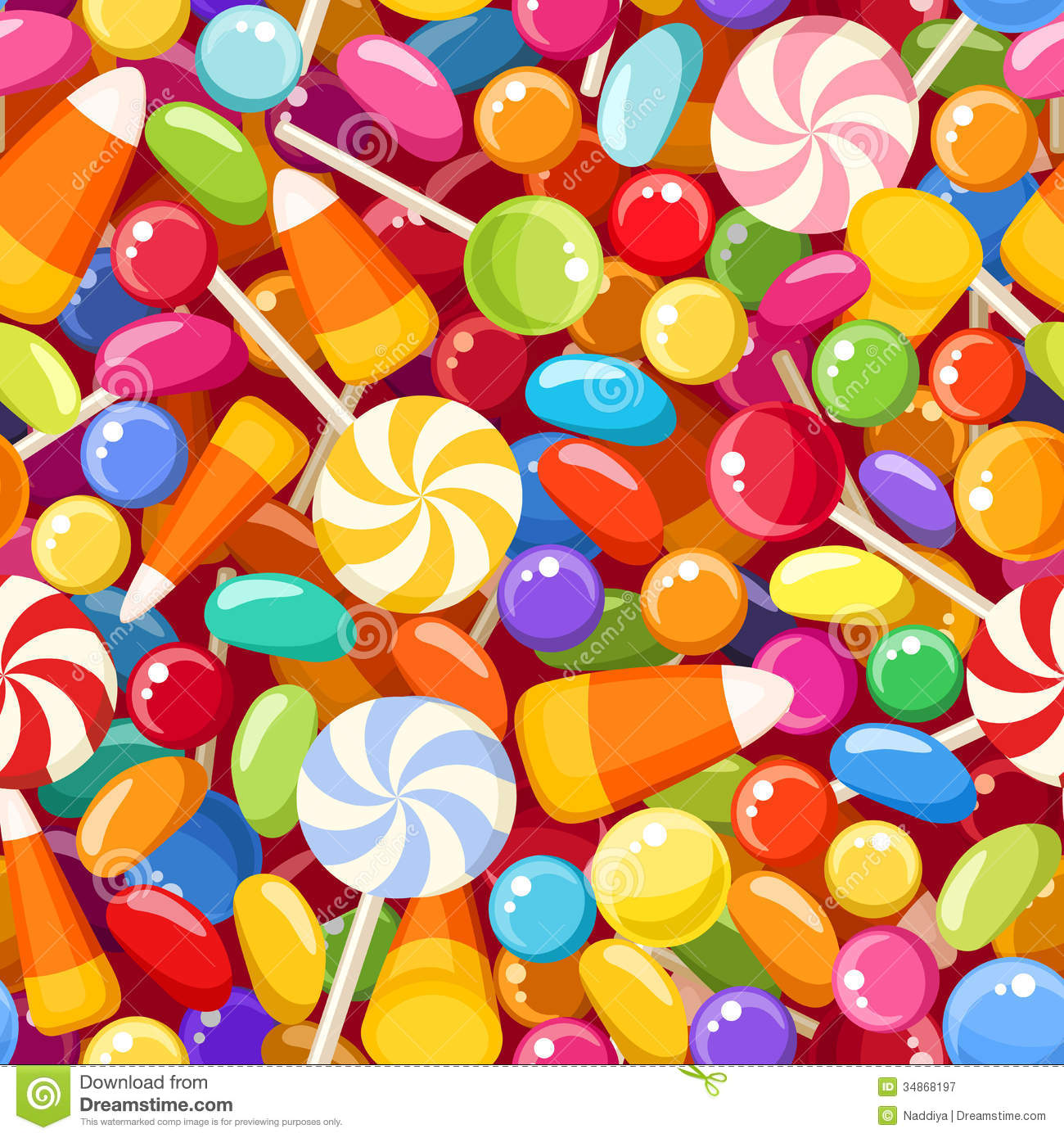 Colorful Candy Wallpaper Various Candies