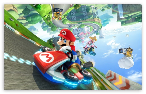 Mario Kart Koopaling Characters Wallpaper Printed