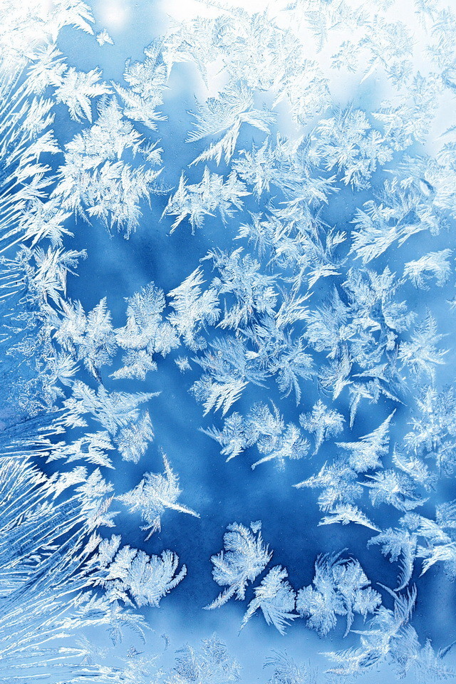 Ice Crystals Wallpaper iPhone