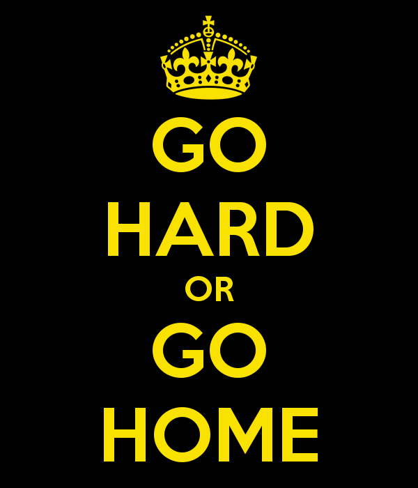 Go Hard Or Home Keep Calm And Carry On Image Generator