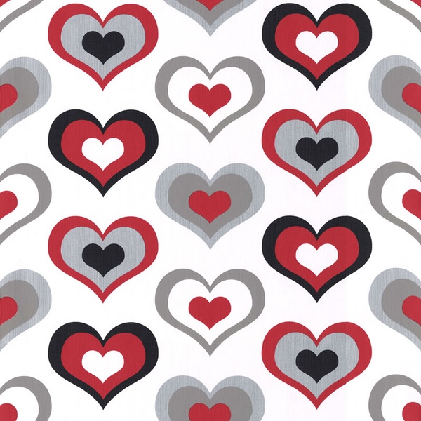 red black grey white wallpaper HEARTS Pinterest 600x600