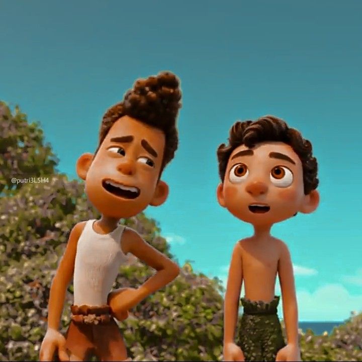 Alberto And Luca In Disney Art Icons Lucas Movie