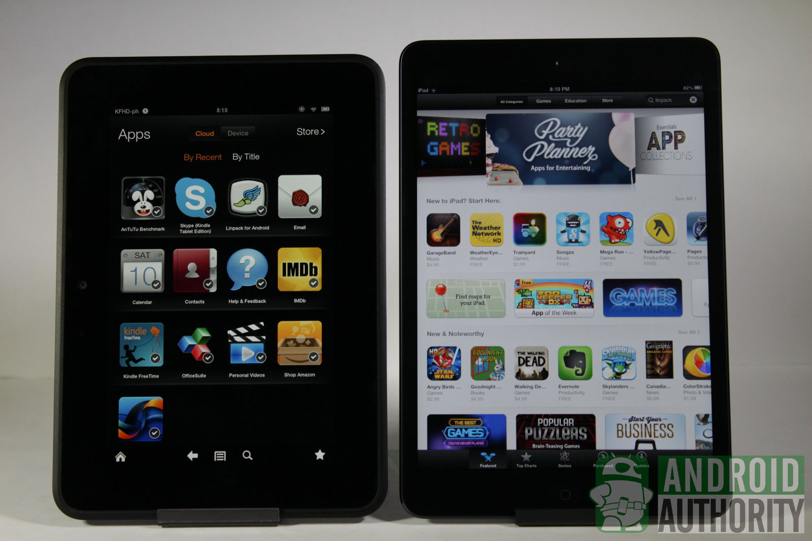 Apple iPad Mini Vs Amazon Kindle Fire HD