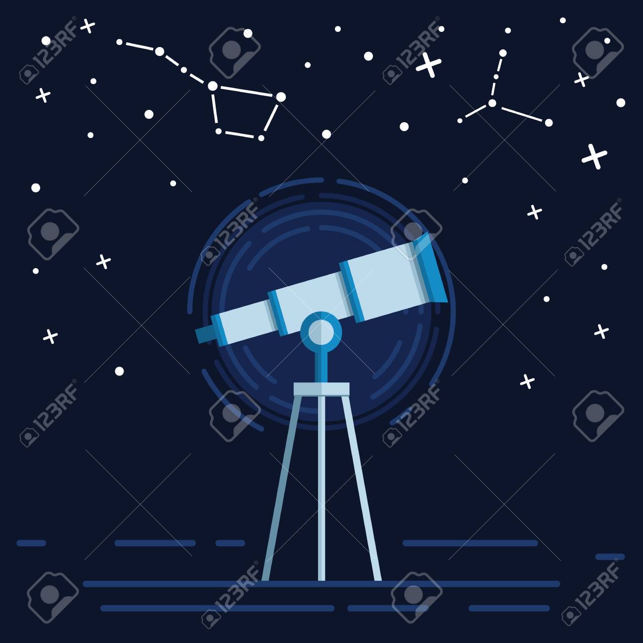 Vintage Space And Astronaut Background Royalty Free Cliparts