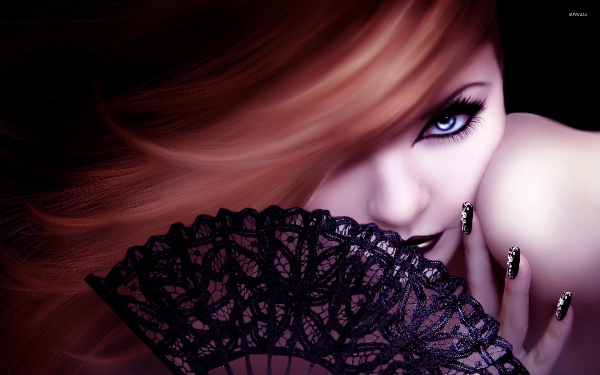 Seductive Woman Wallpaper Fantasy