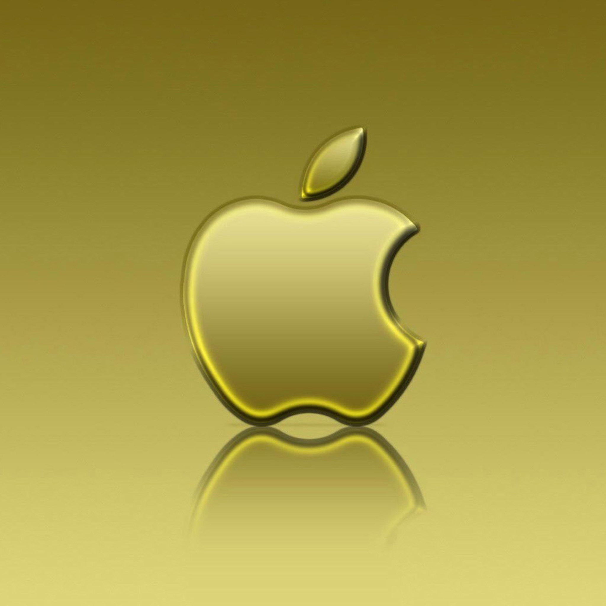 Golden Apple iPad Air Wallpaper