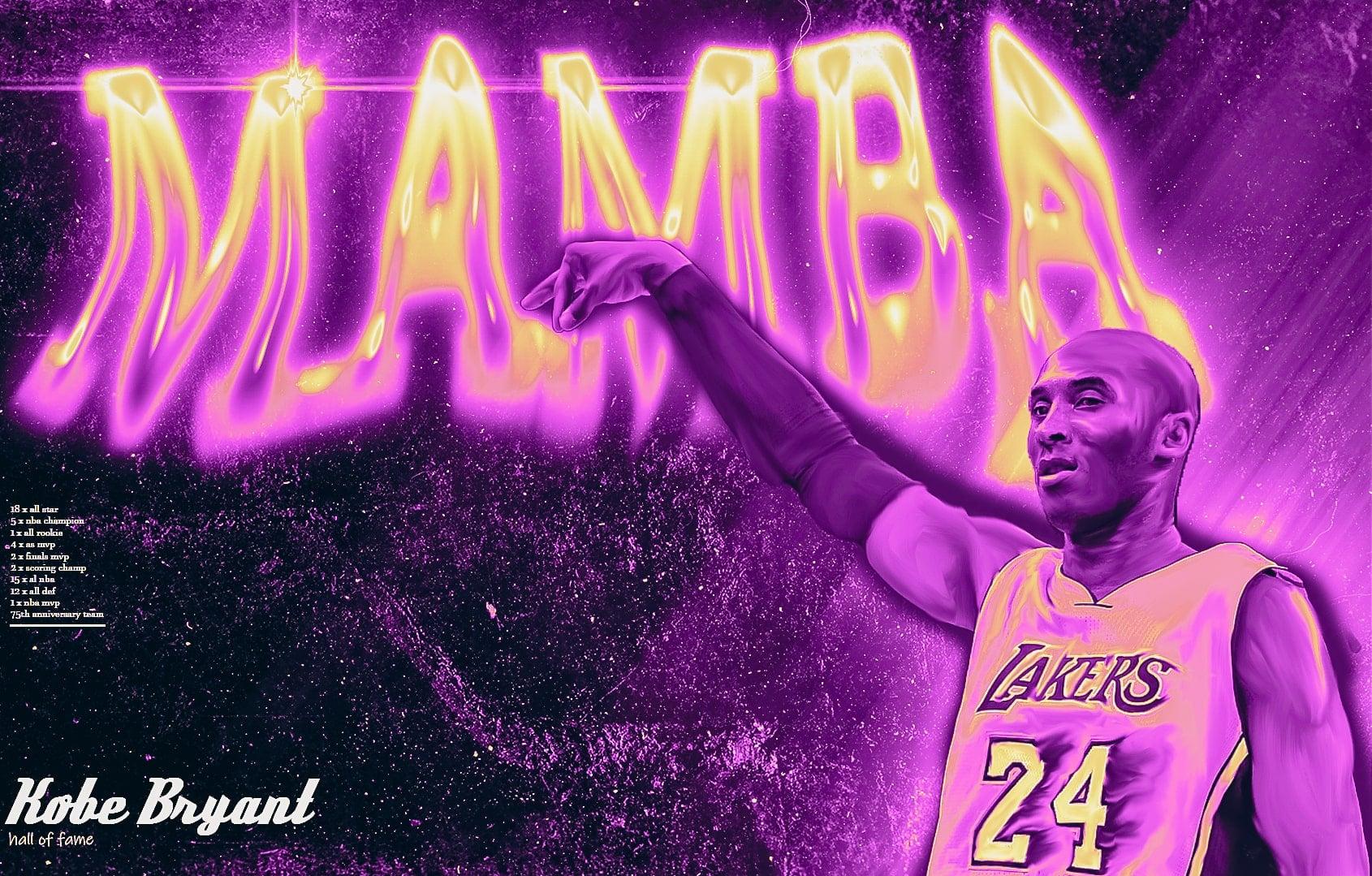 Mamba Kobe Bryant Desktop Wallpaper Made In Photoshop R