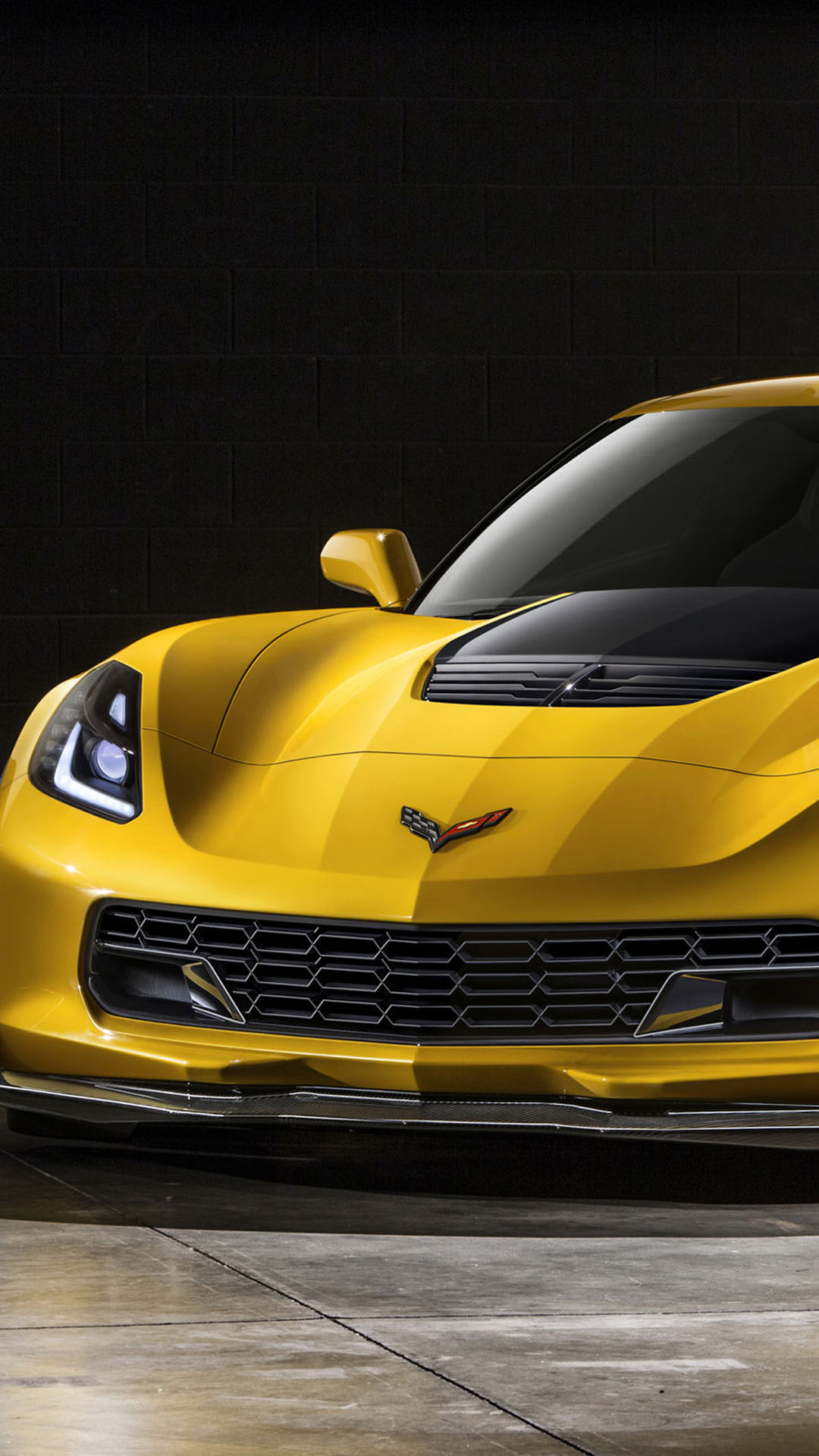 Chevrolet Corvette Z06 Yellow Best Htc One Wallpaper