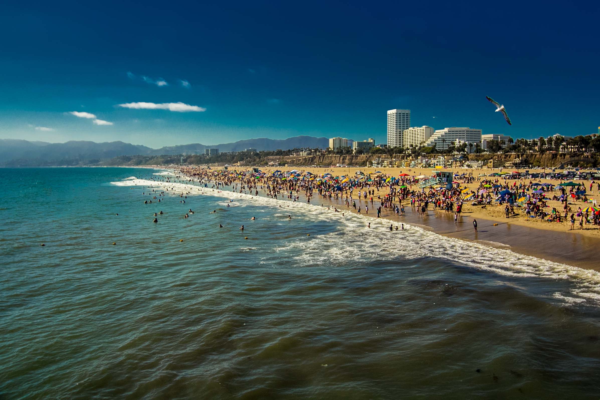 Santa Monica Beach Photo By Wallpaper