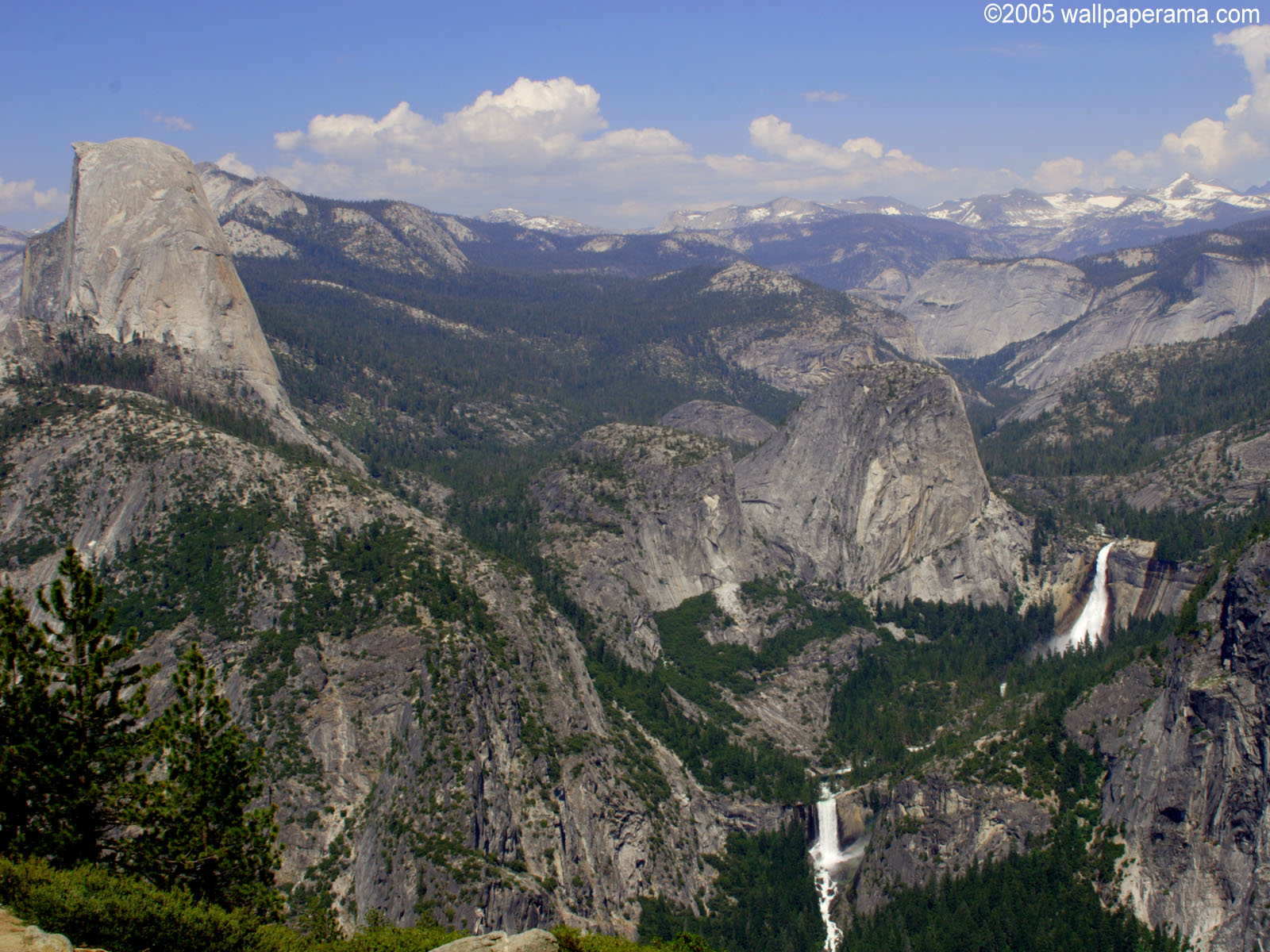Yosemite Half Dome Valley Wallpaper HD Background Image