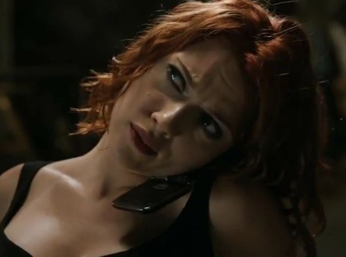 Scarlett Johansson The Avengers Movie Wallpaper Face