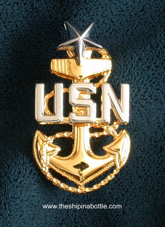Navy Chief Logo E8 Senior Large Hat