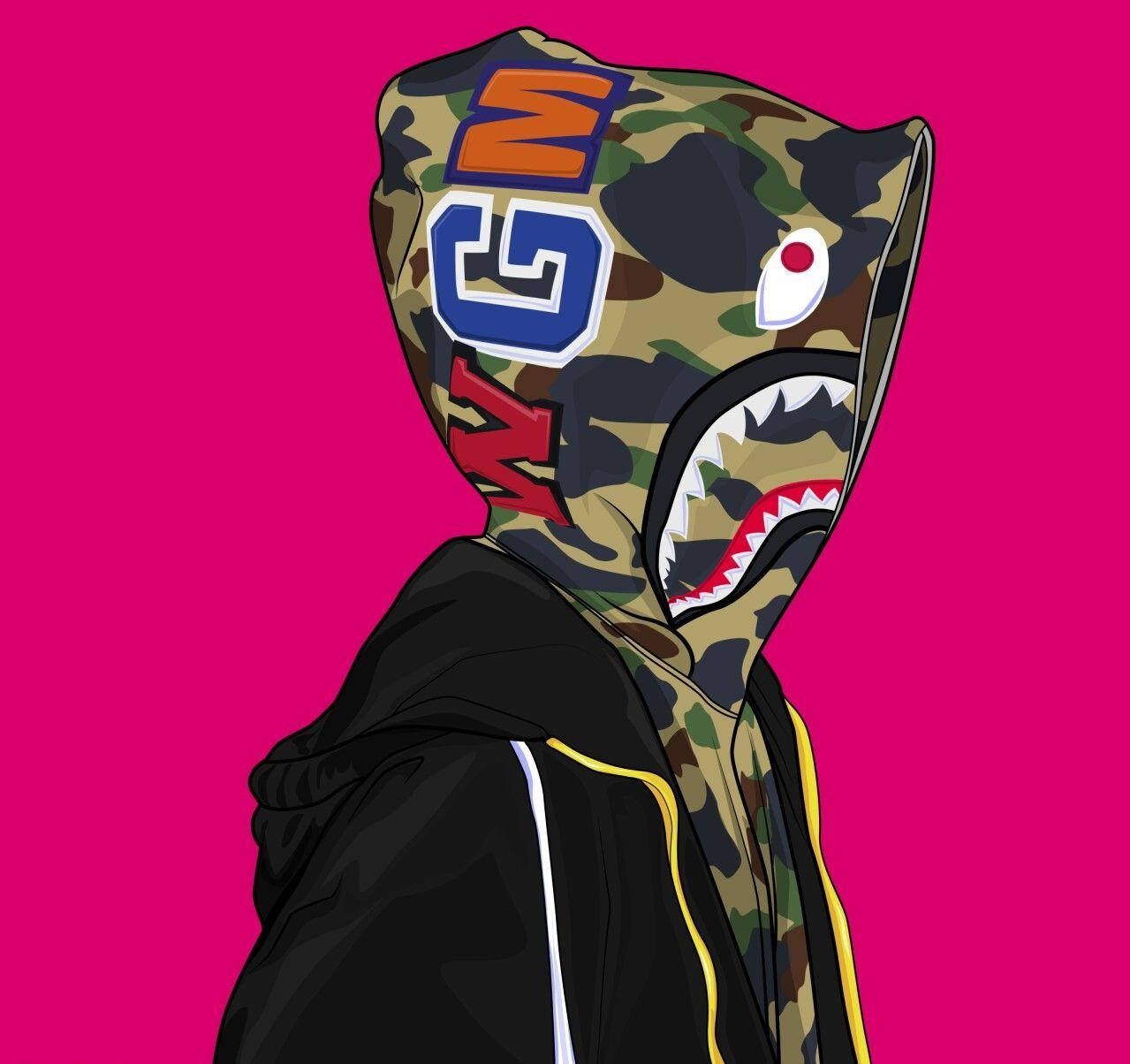 Bape Cartoon Wallpaper