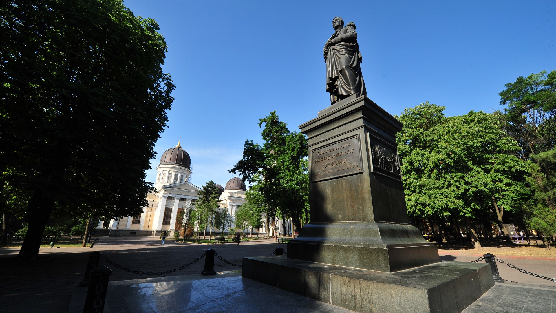 Памятник графу Воронцову в Одессе