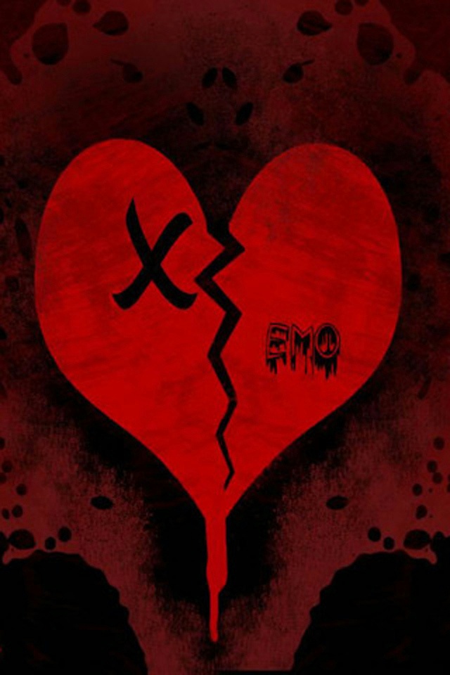 EMO Love iPhone 4 Wallpaper and iPhone 4S Wallpaper
