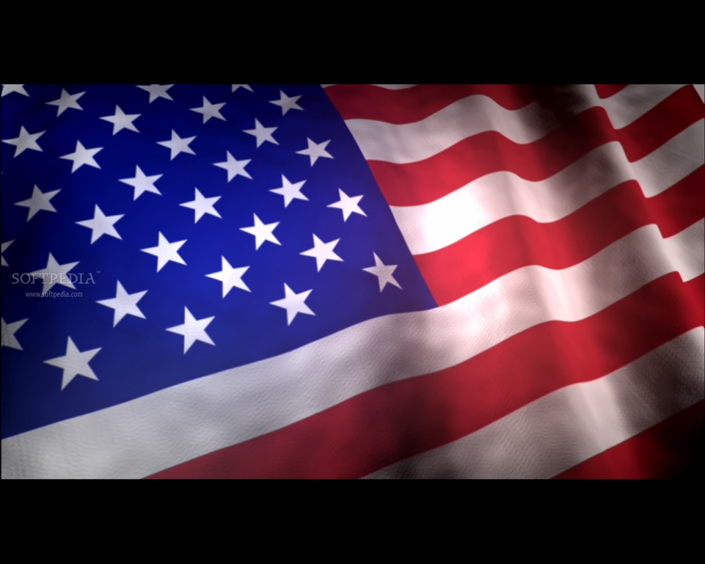  USA Flag 3D Screensaver   USA Flag 3D Screensaver will 1024x819