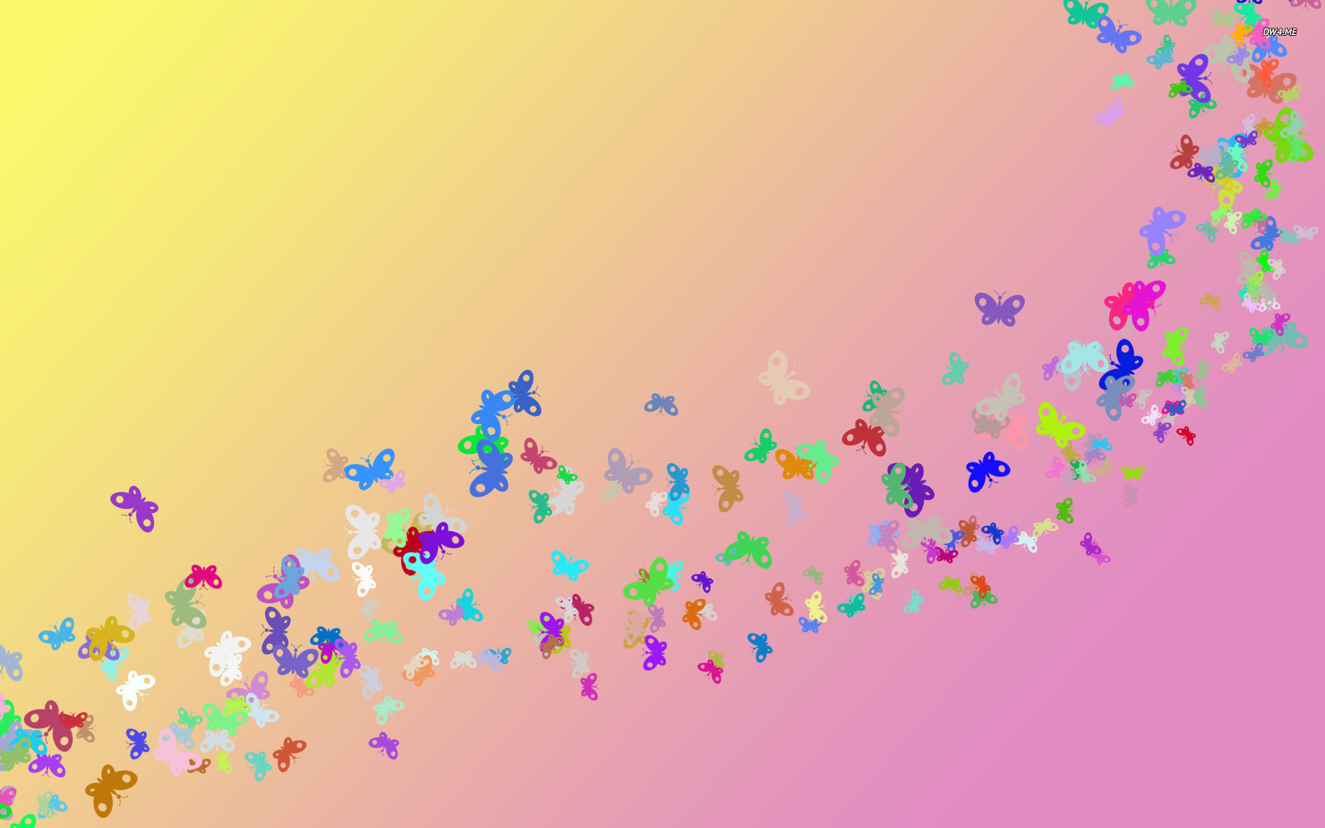 Butterflies Wallpaper Vector