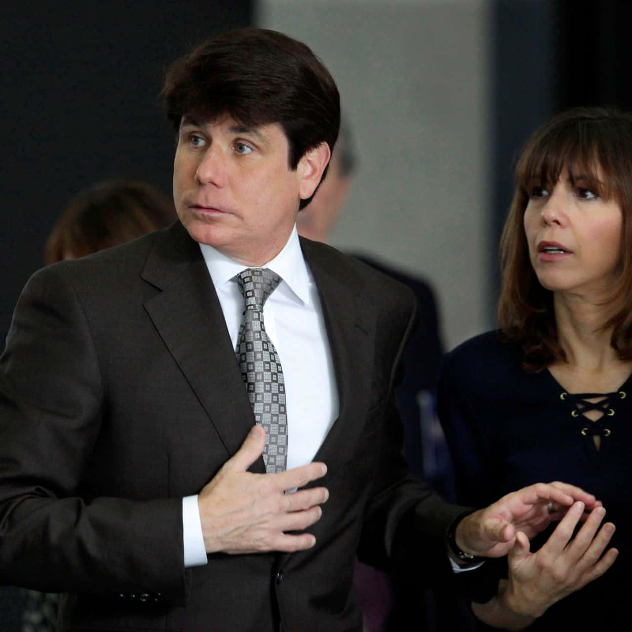 En Rodblagojevich Berrascht Wallpaper