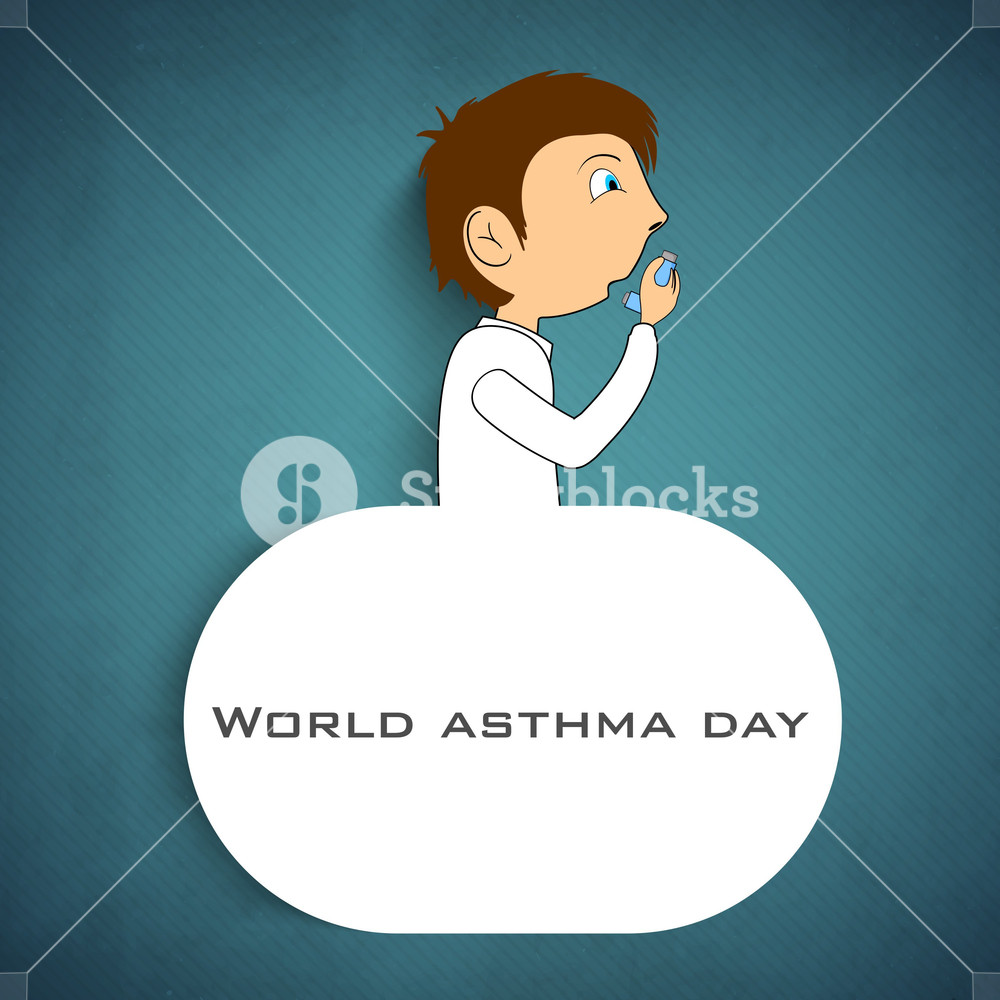 World Asthma Day Background Royalty Stock Image