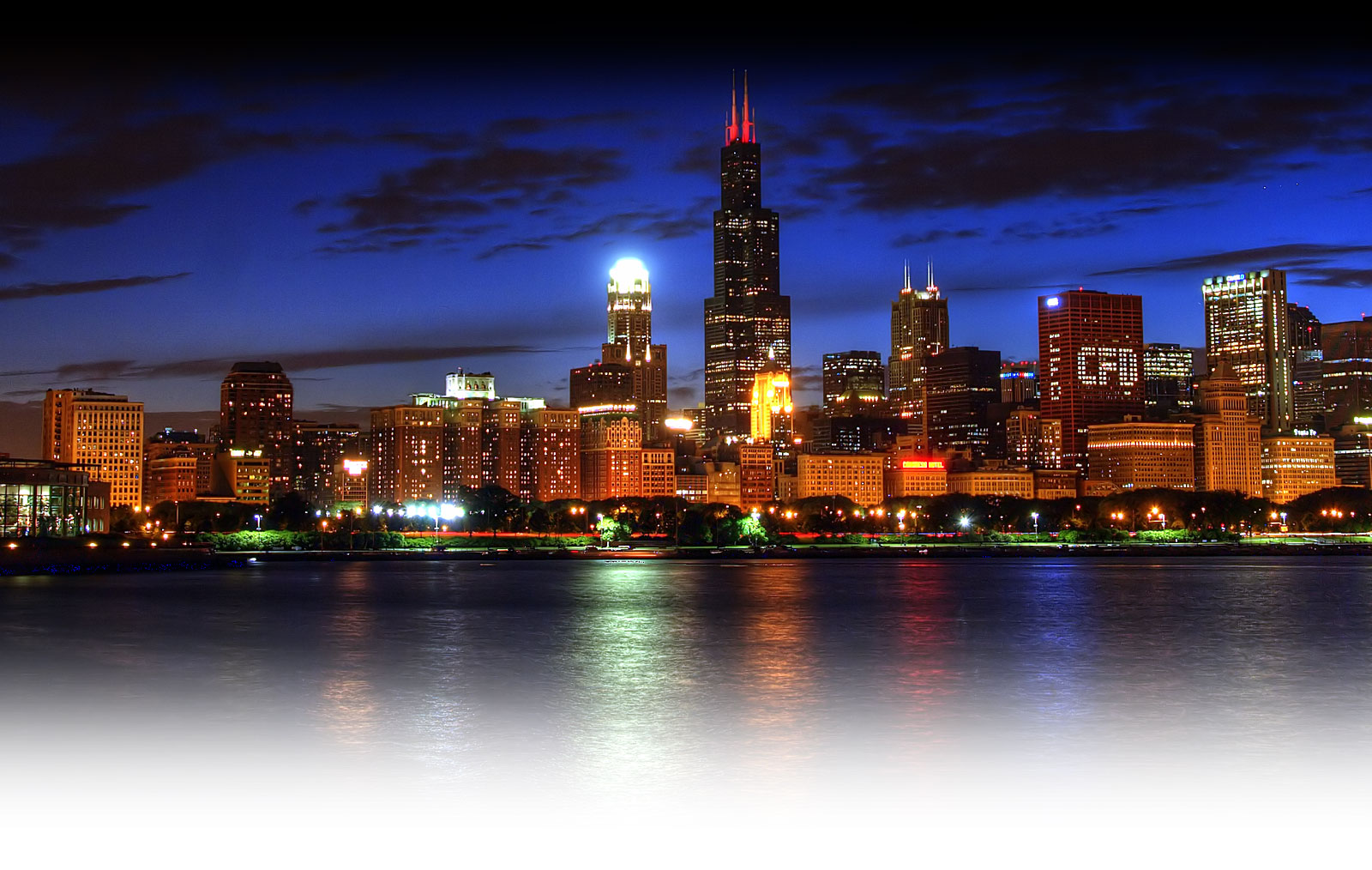 Related Pictures Chicago Skyline HD Wallpaper