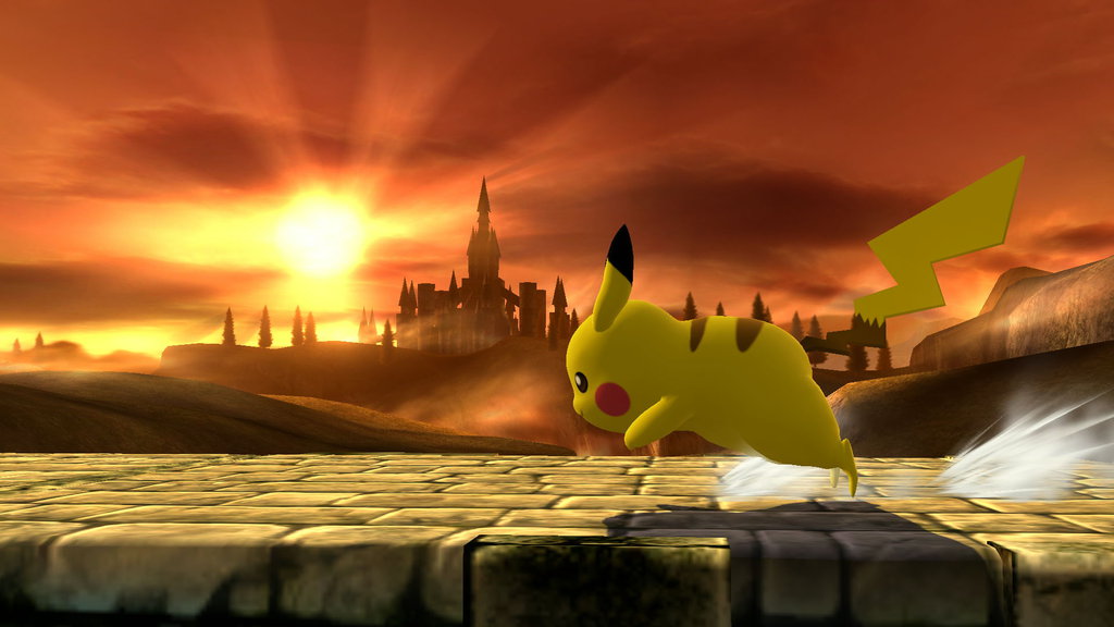 Pikachu Run In Hyrule Field By Banjo2015