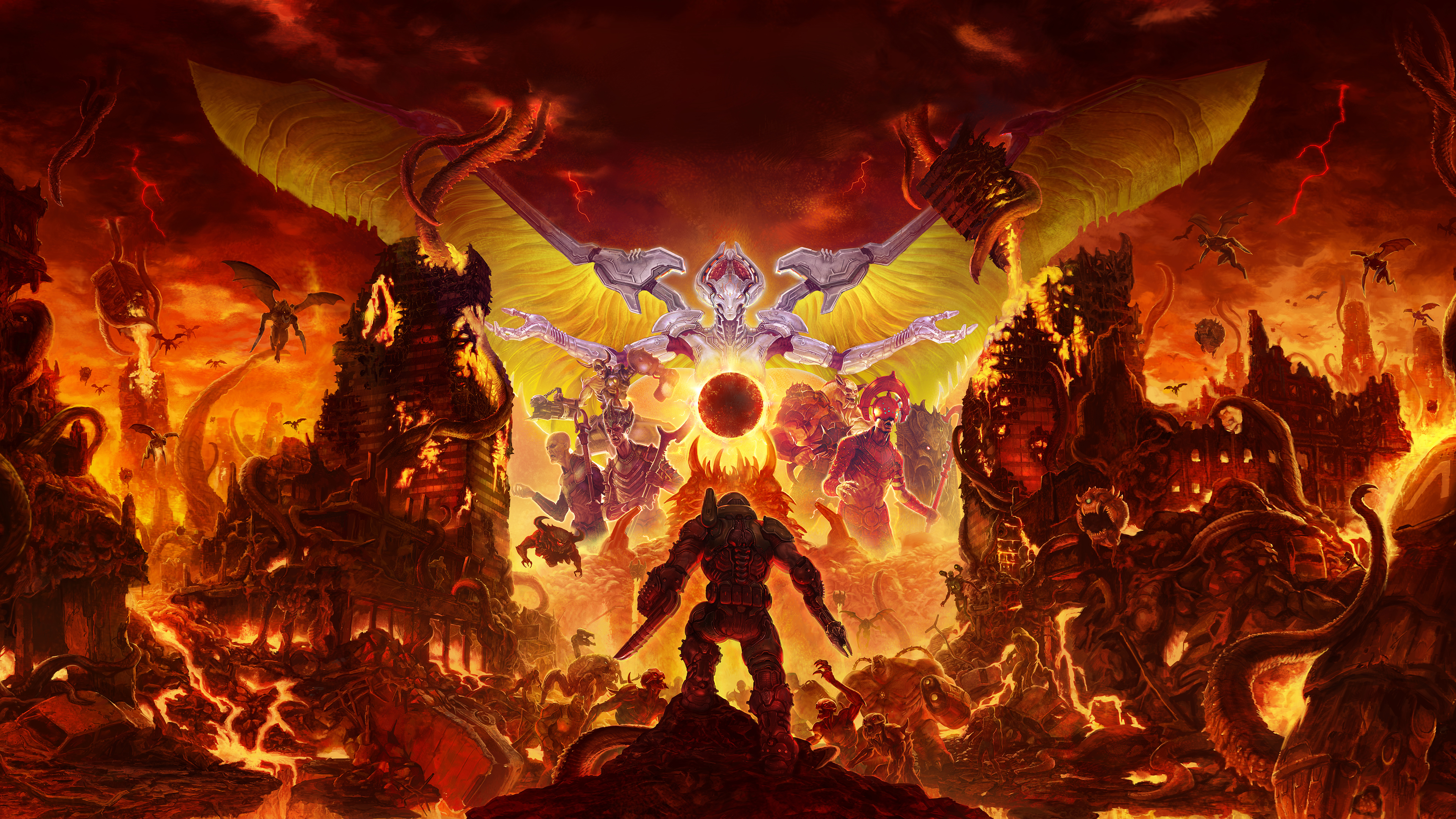 Doom Eternal 4k Ultra HD Wallpaper Background Image