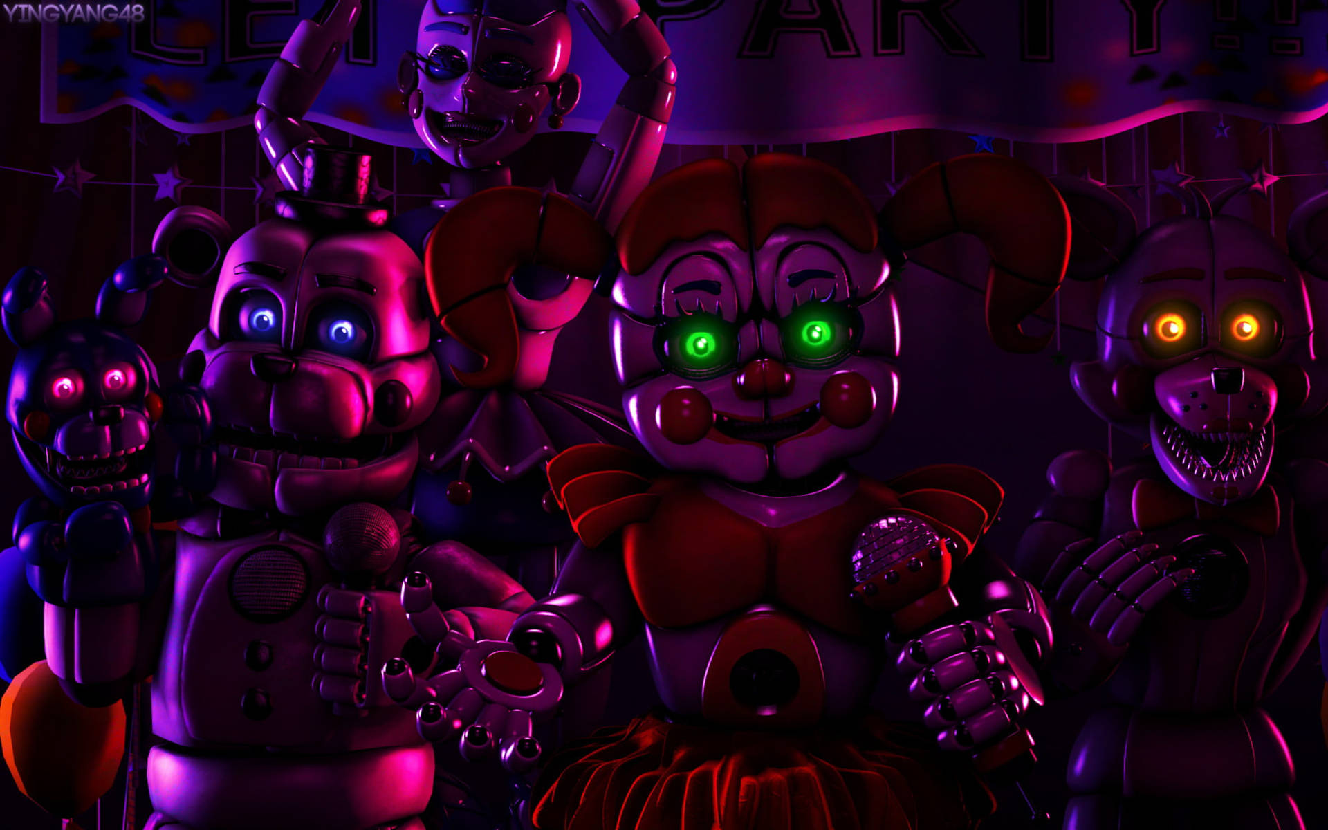 Circus Baby Wallpaper