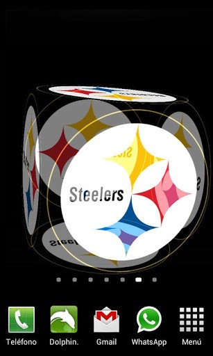 Bigger 3d Pittsburgh Steelers Lwp For Android Screenshot