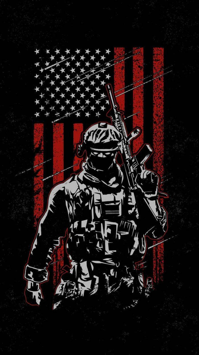 American Flag iPhone Wallpaper