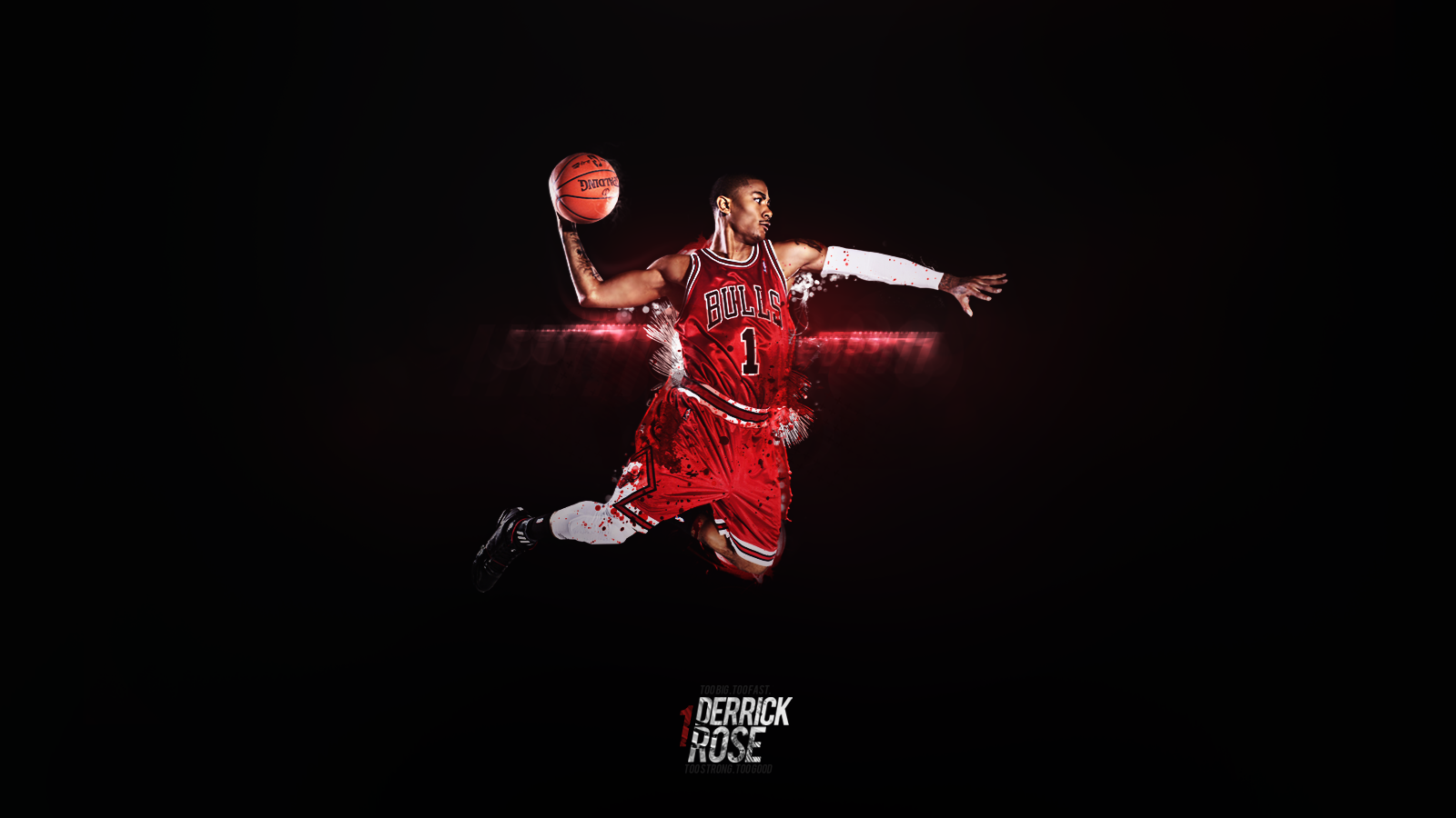 Derrick Rose Dunk Wallpaper Basketball Png