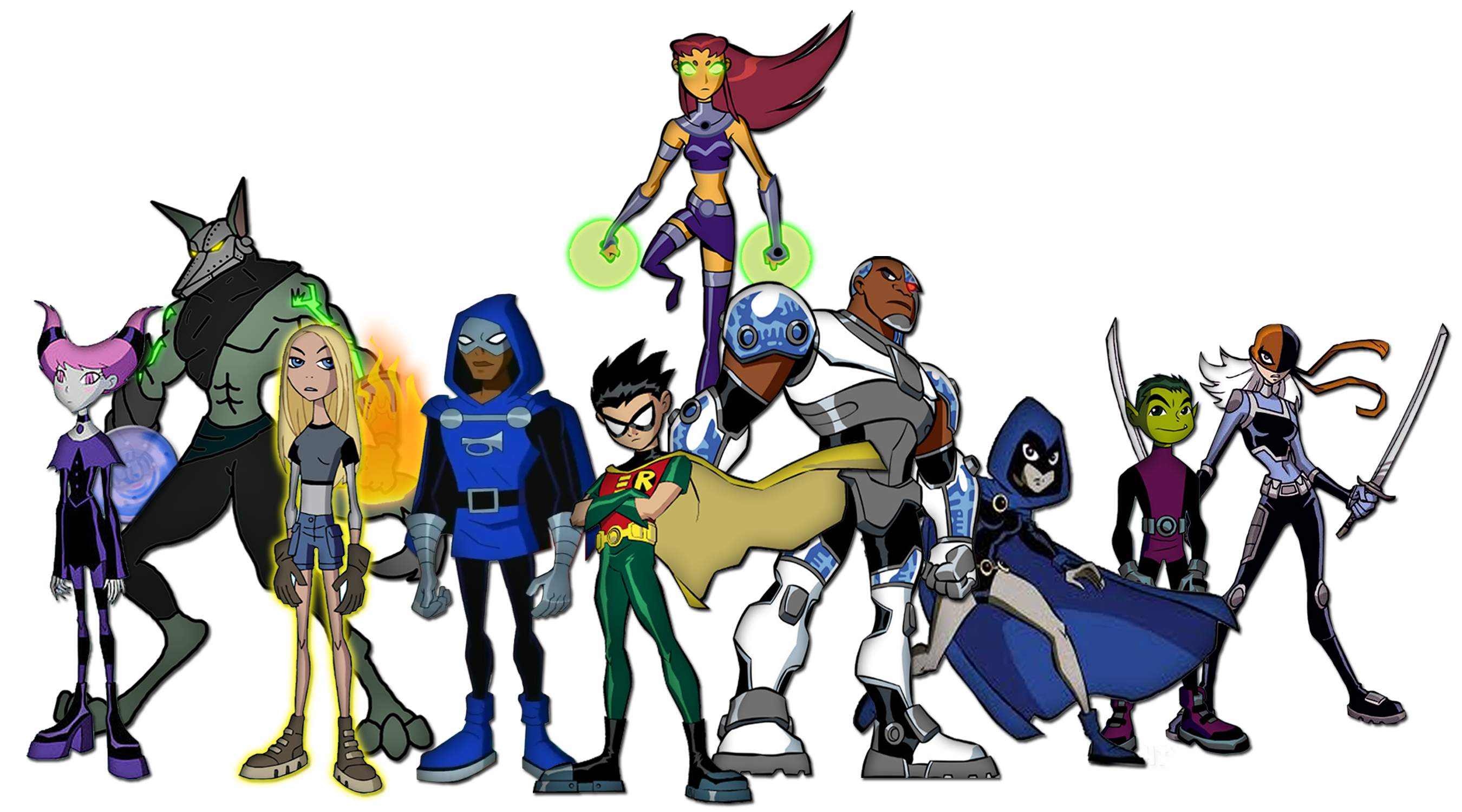 The New Teen Titans By Moheart7