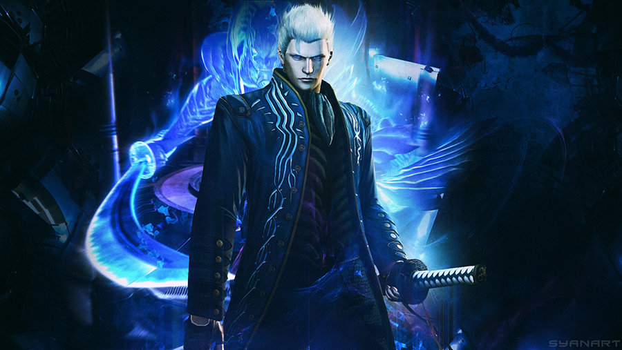 Devil May Cry 4 SE Vergil wallpaper by TheSyanArt 900x507