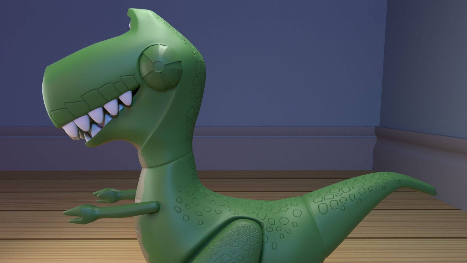 Toy Story Rex Figure Side Wallpaper