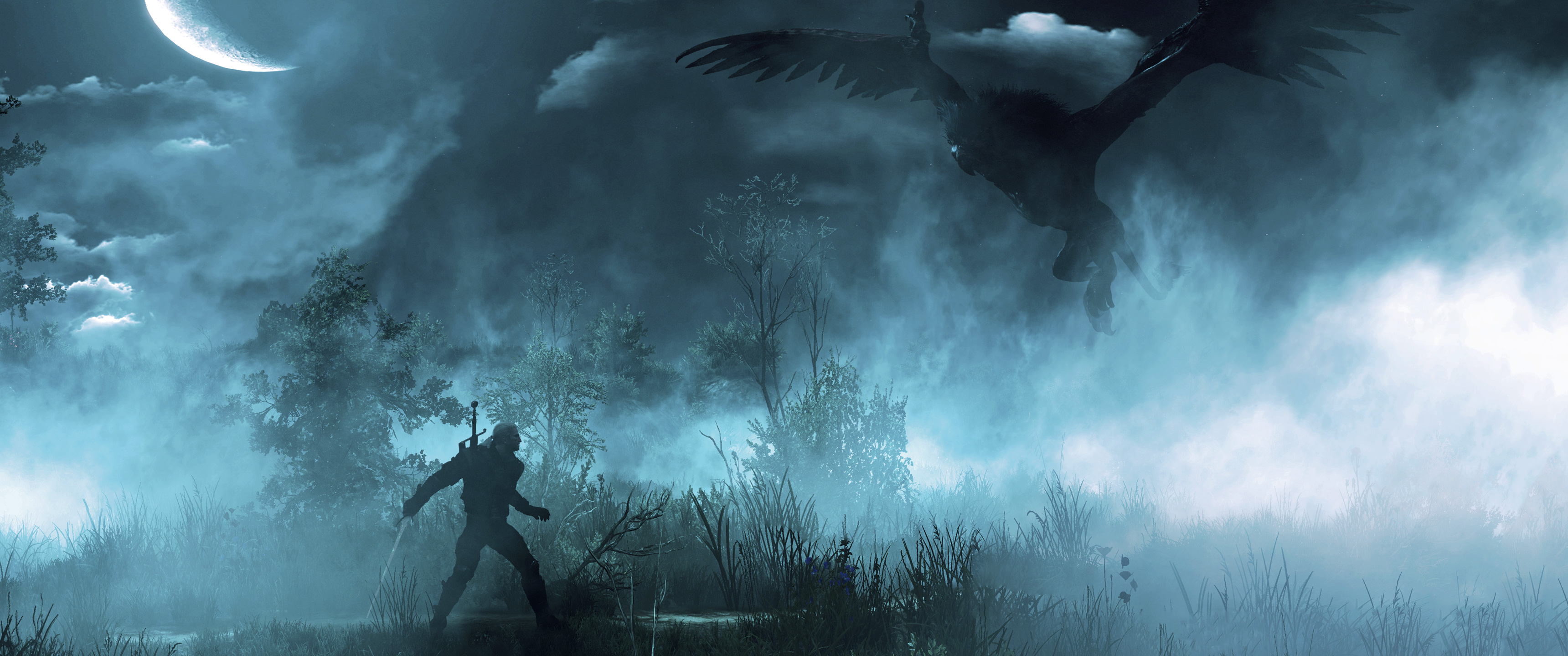 Geralt Vs Griffin Wallpaper