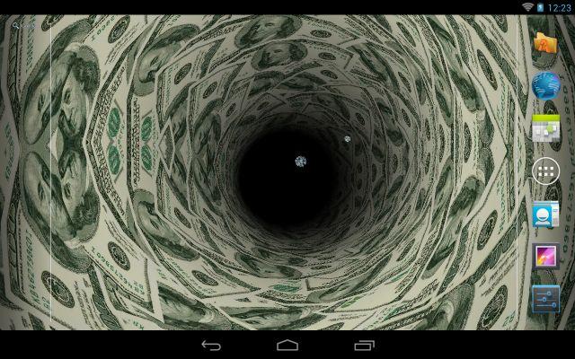 Money Tunnel Live Wallpaper Android Apps On Google Play