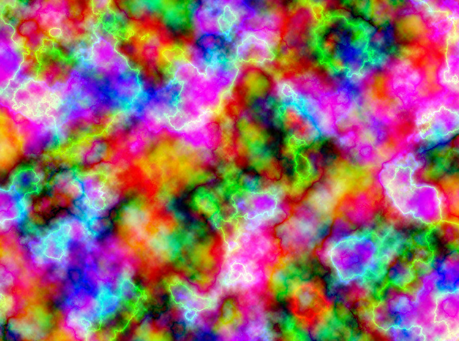 Neon Tie Dye Background By 420clown