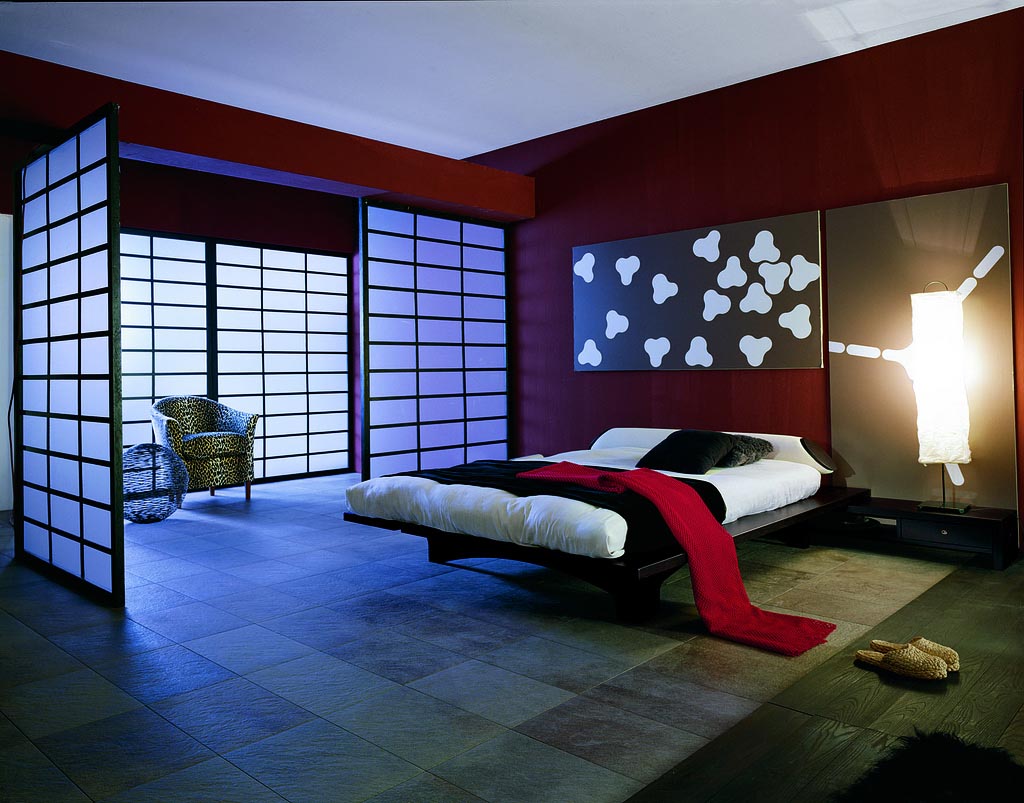 Modern Japanese Style Home Bed Room Wallpaper Dreamlovewallpaper