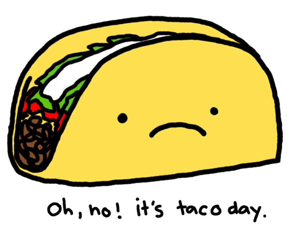 Cute Taco Background Poor By jaredas2