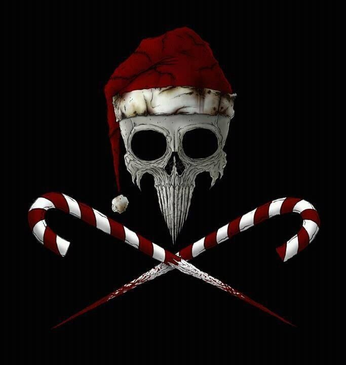 Christmas Skull Love
