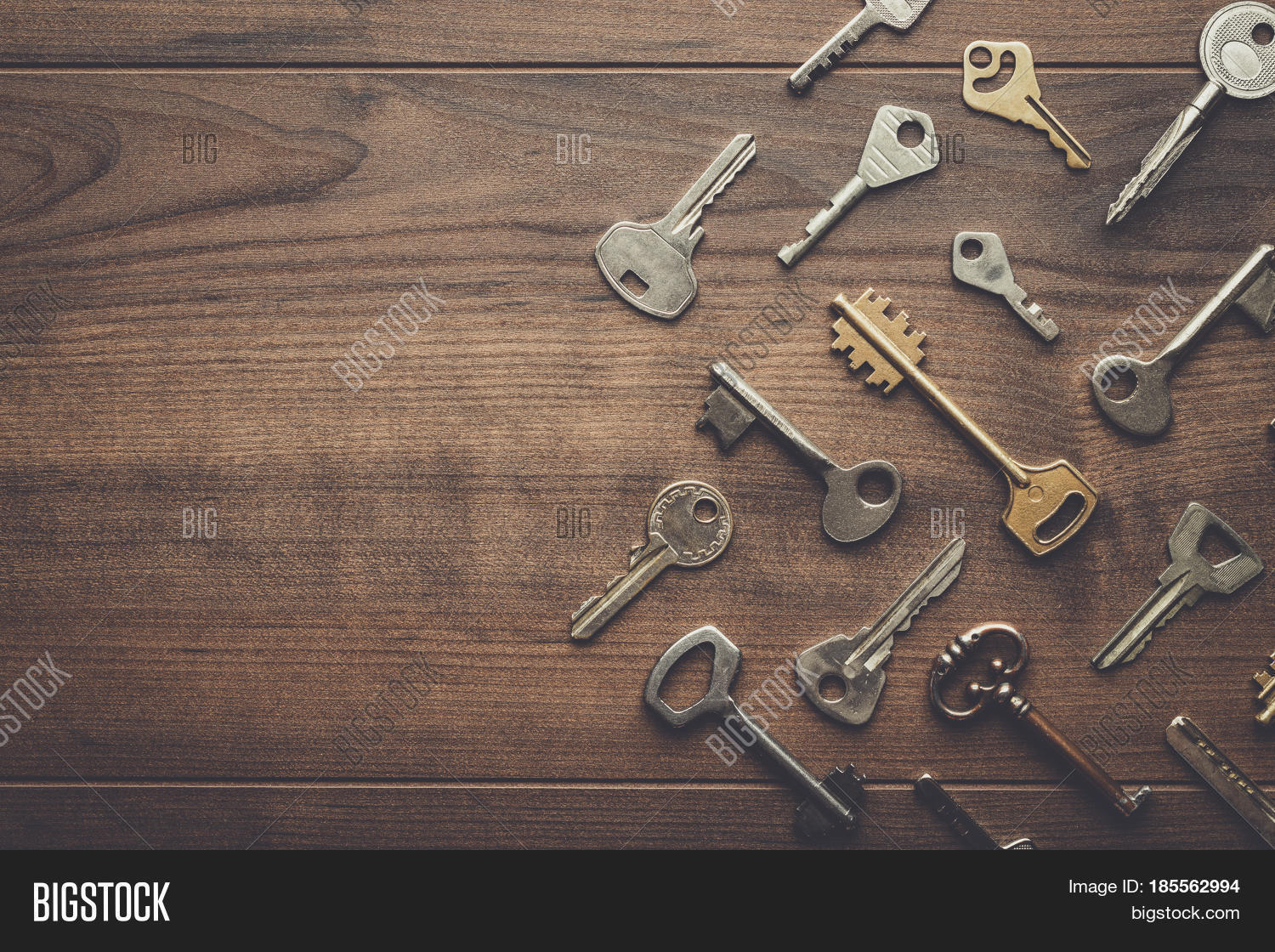 Many Different Keys On Image Photo Trial Bigstock