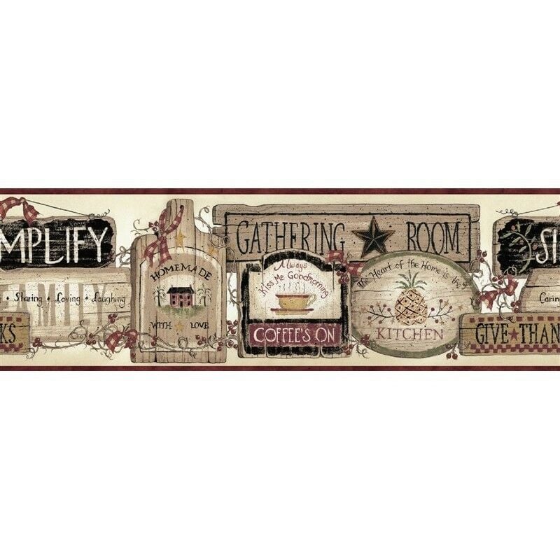 Free download Folk Art Kitchen Inspirational Signs Easy Walls Wallpaper ...