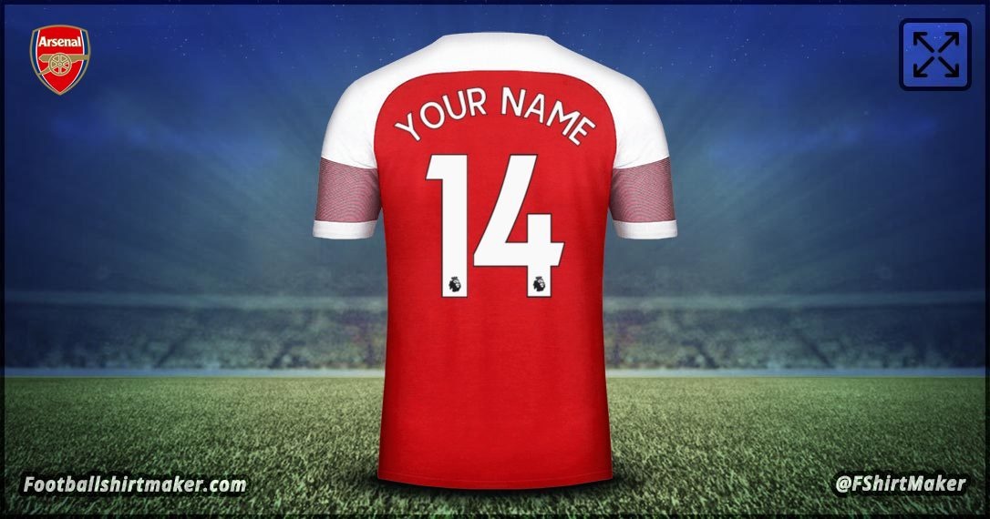 Create Arsenal Soccer Jersey Football