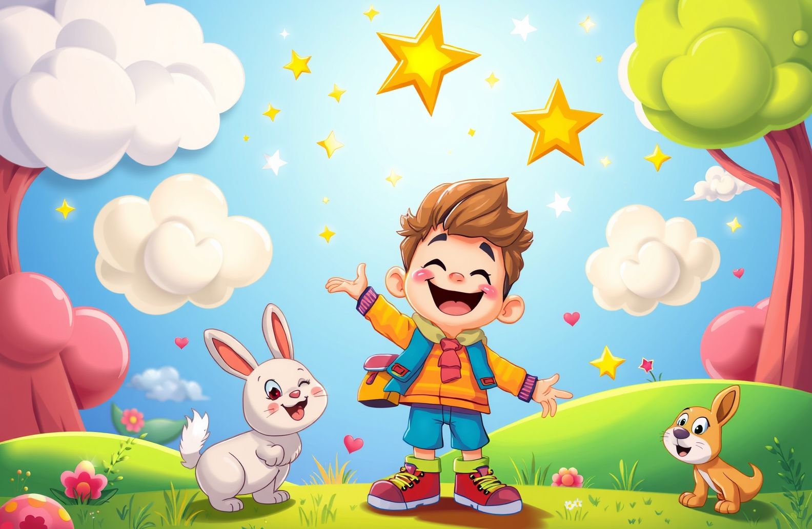 Cartoon Boy Wallpaper