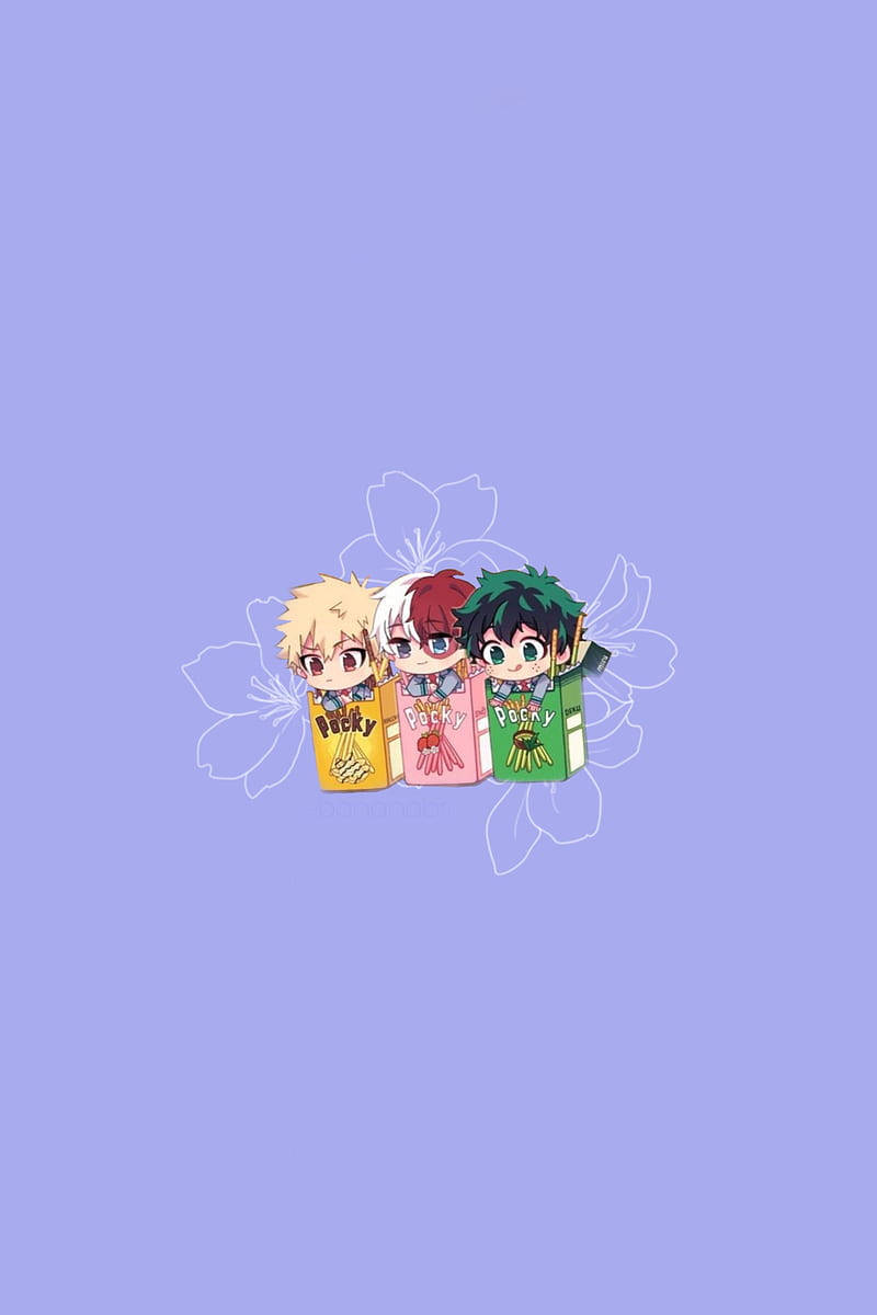 Deku X Todoroki Bakugou Wallpaper