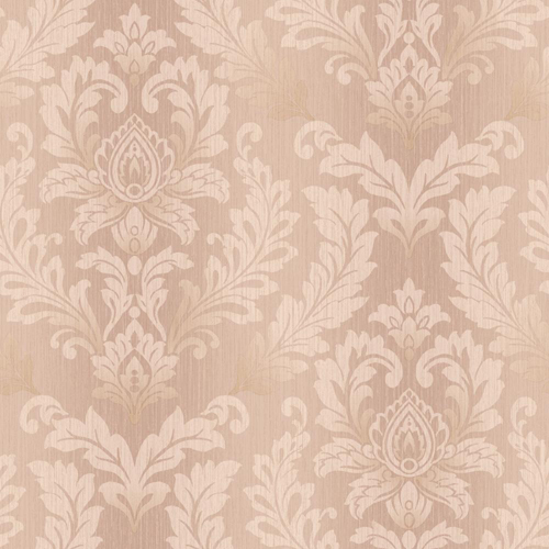 Sapphire Oasis Cream And Beige Blush Tonal Damask Wallpaper