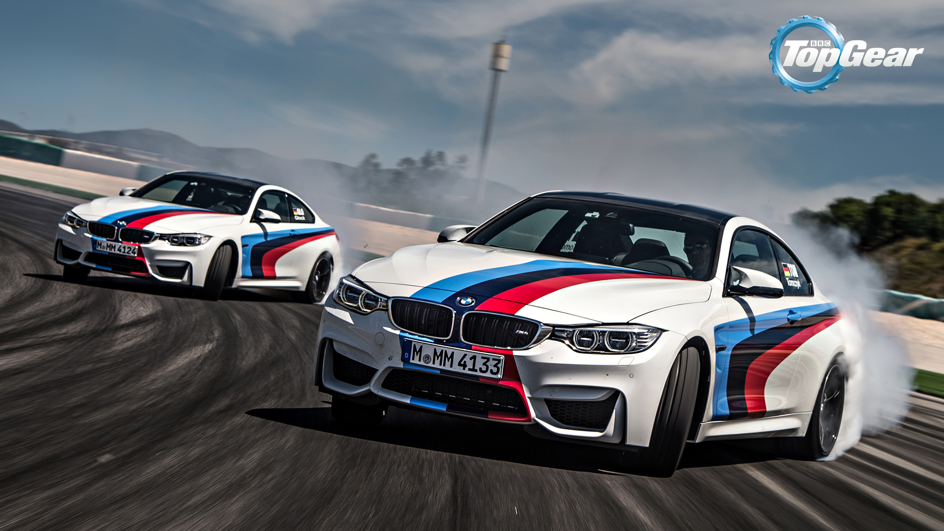 Wallpapers BMW M4 twin drift   BBC Top Gear