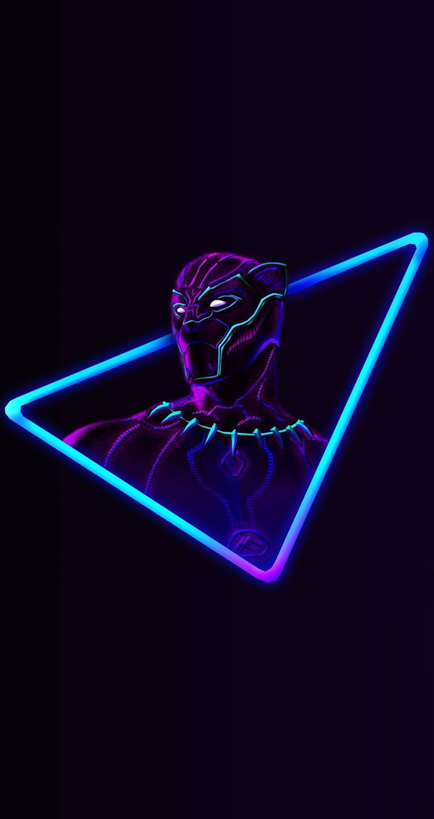 Neon Avengers Parallax Wallpapers for iPhone 8 based on artwork