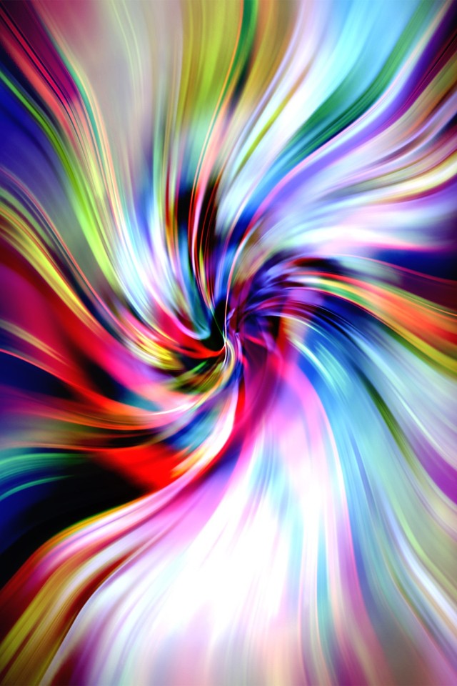Colorful Vortex Wallpaper iPhone