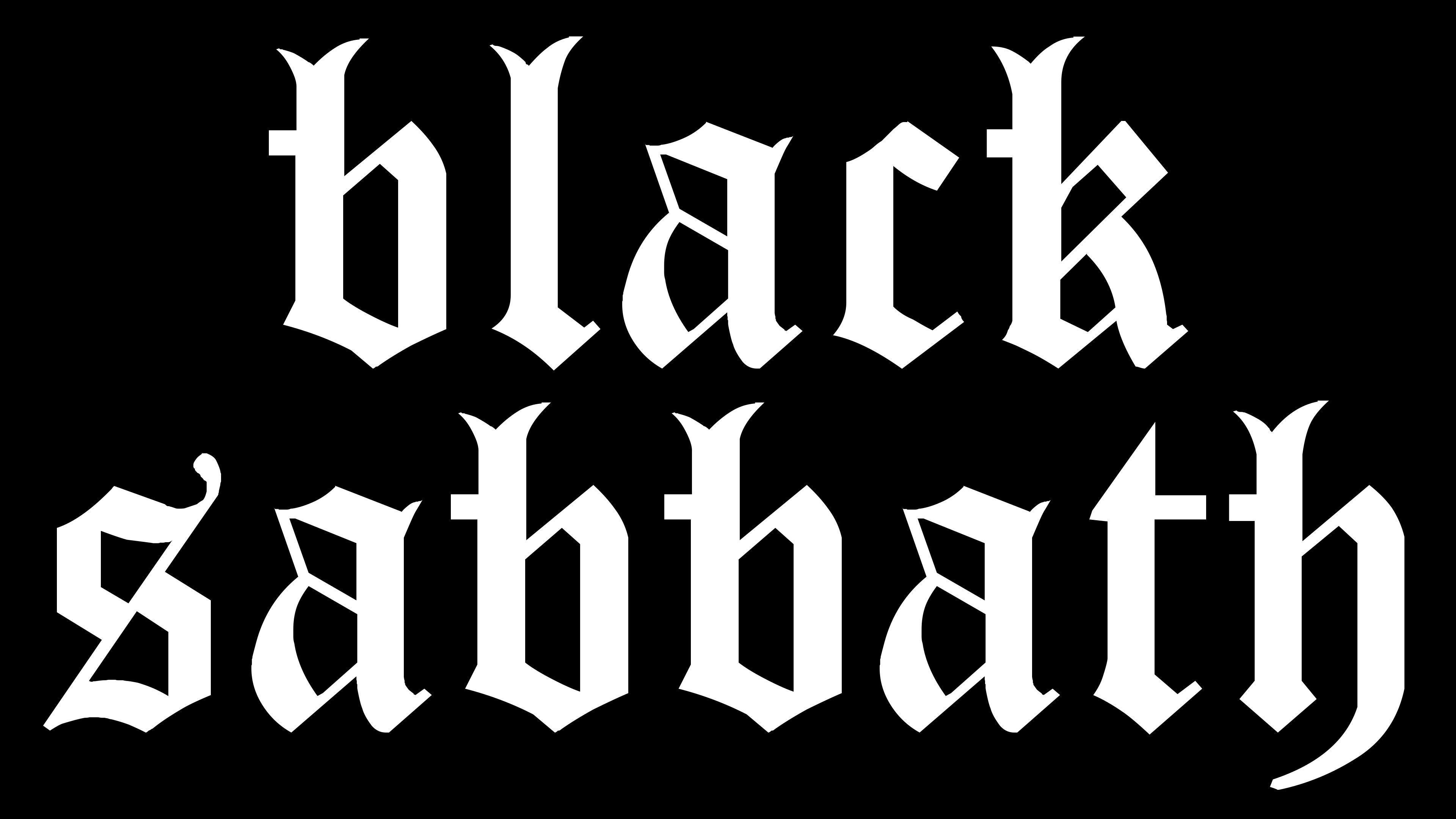 black sabbath logo guitar player